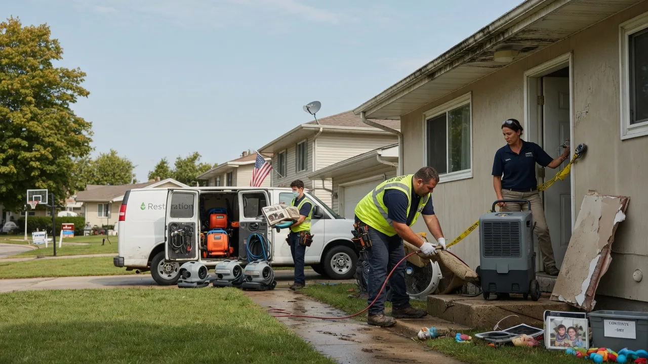 Water Damage Restoration in Plover, WI near me